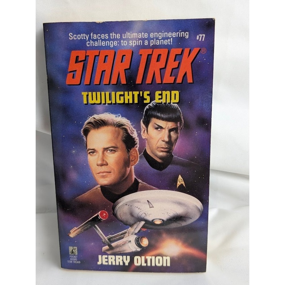 Pocket Books Star Trek Book Twilight's End Jerry Oltion #77 Sci-Fi Paperback